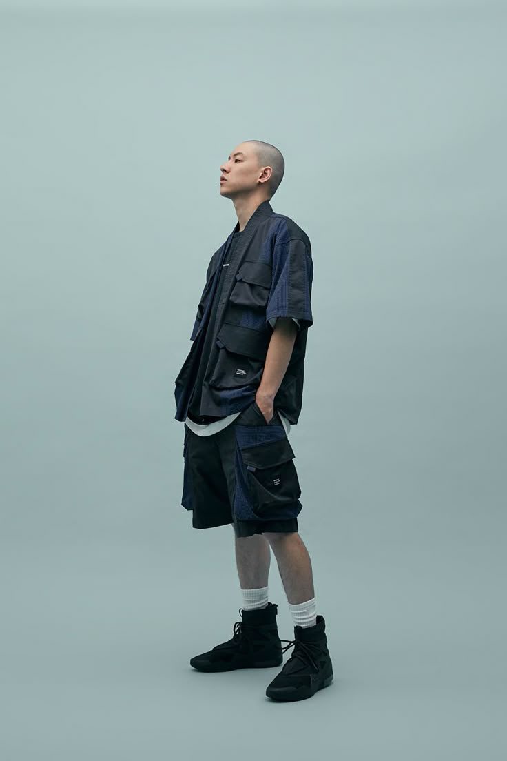 Utility Pocket Techwear Set with Urban Edge – Contemporary Streetwear Edition